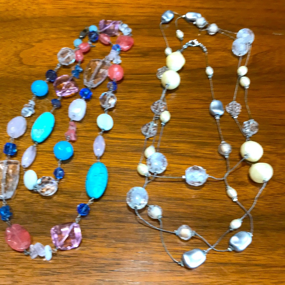 Beautiful necklaces.  Price is for both.